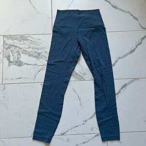 Lululemon align 25' legging code blue color size 4